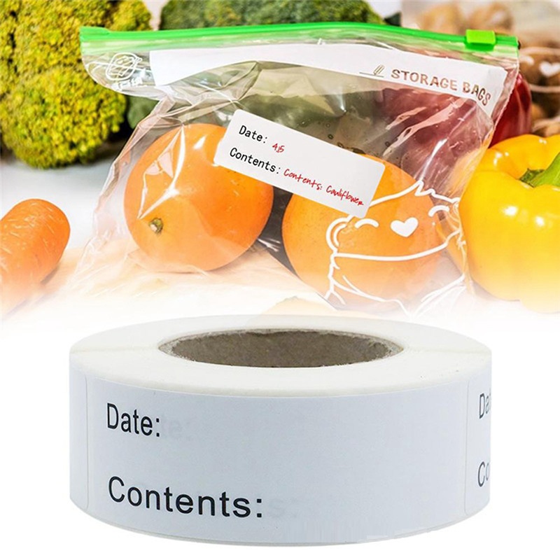 Food Storage Labels - 자체 접착식 제거 가능 식품 보관