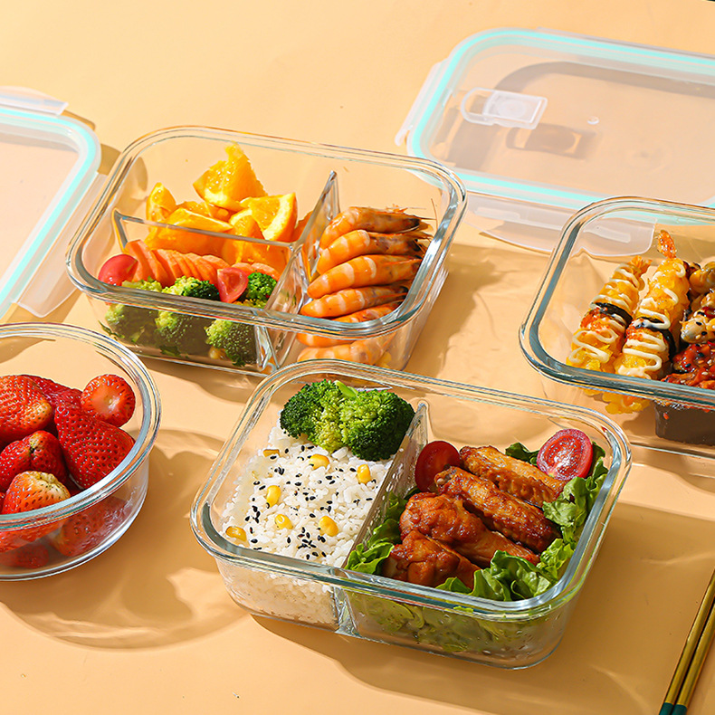 Food Storage Oven Safe - 고온에 강한 내열 유리 소재의 밀폐형
