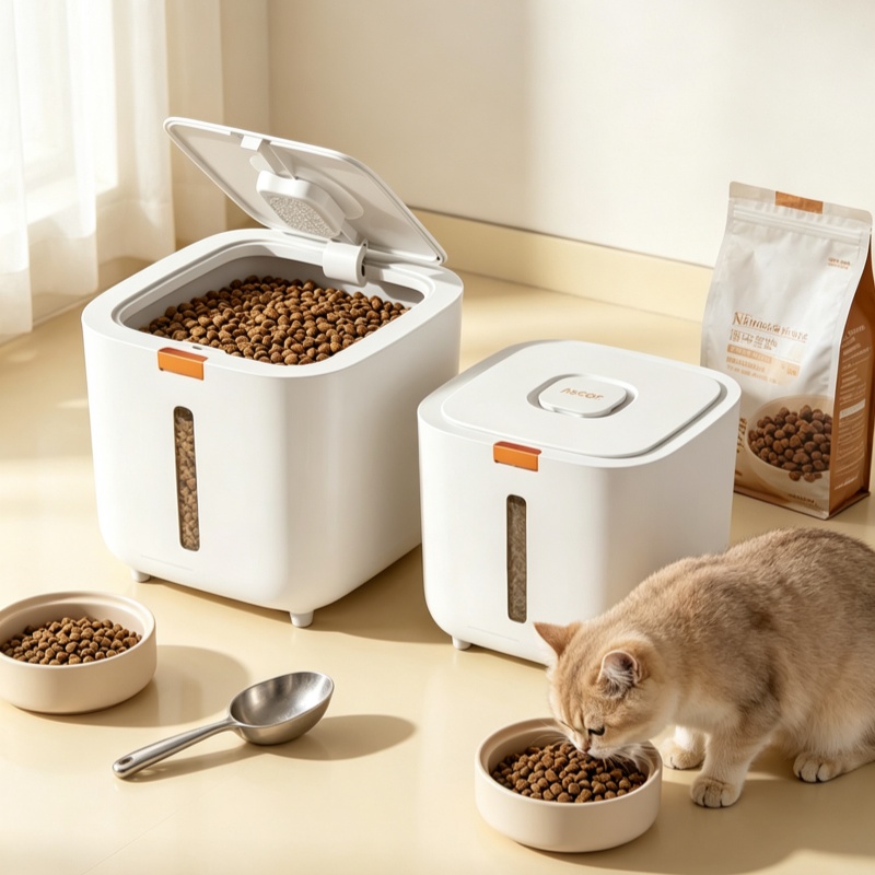 5/7KG 애완동물 사료 보관 상자, 밀봉된 애완동물  - Food Storage With Dividers 리뷰 및 가격