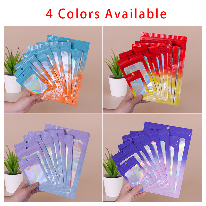 홀로그램 컬러 사각 지퍼백, 식품 등급의 재밀봉 가능한 - Food Storage Bag 리뷰 및 가격