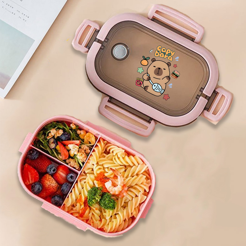 Capybara 도시락 상자 애니메이션 동물 인쇄 식품 - Food Storage Containers 리뷰 및 가격