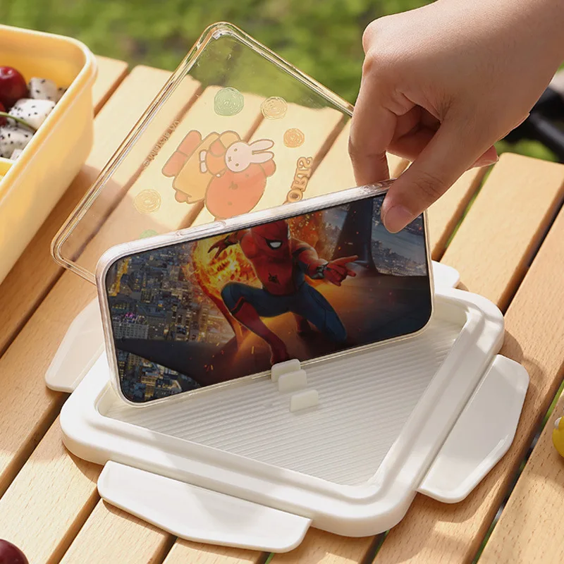 귀여운 미피 디자인의 단층 플라스틱 도시락통, 휴대용  - Food Storage Meals 리뷰 및 가격