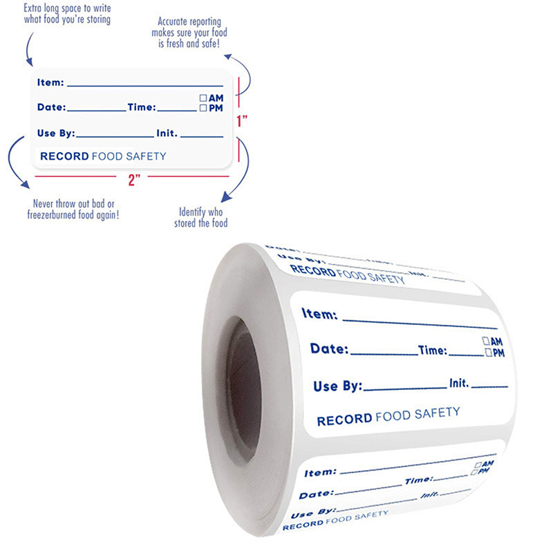 500개/롤, 주방용 스티커, 자가 접착식, 제거 가능 - Food Storage Labels 리뷰 및 가격